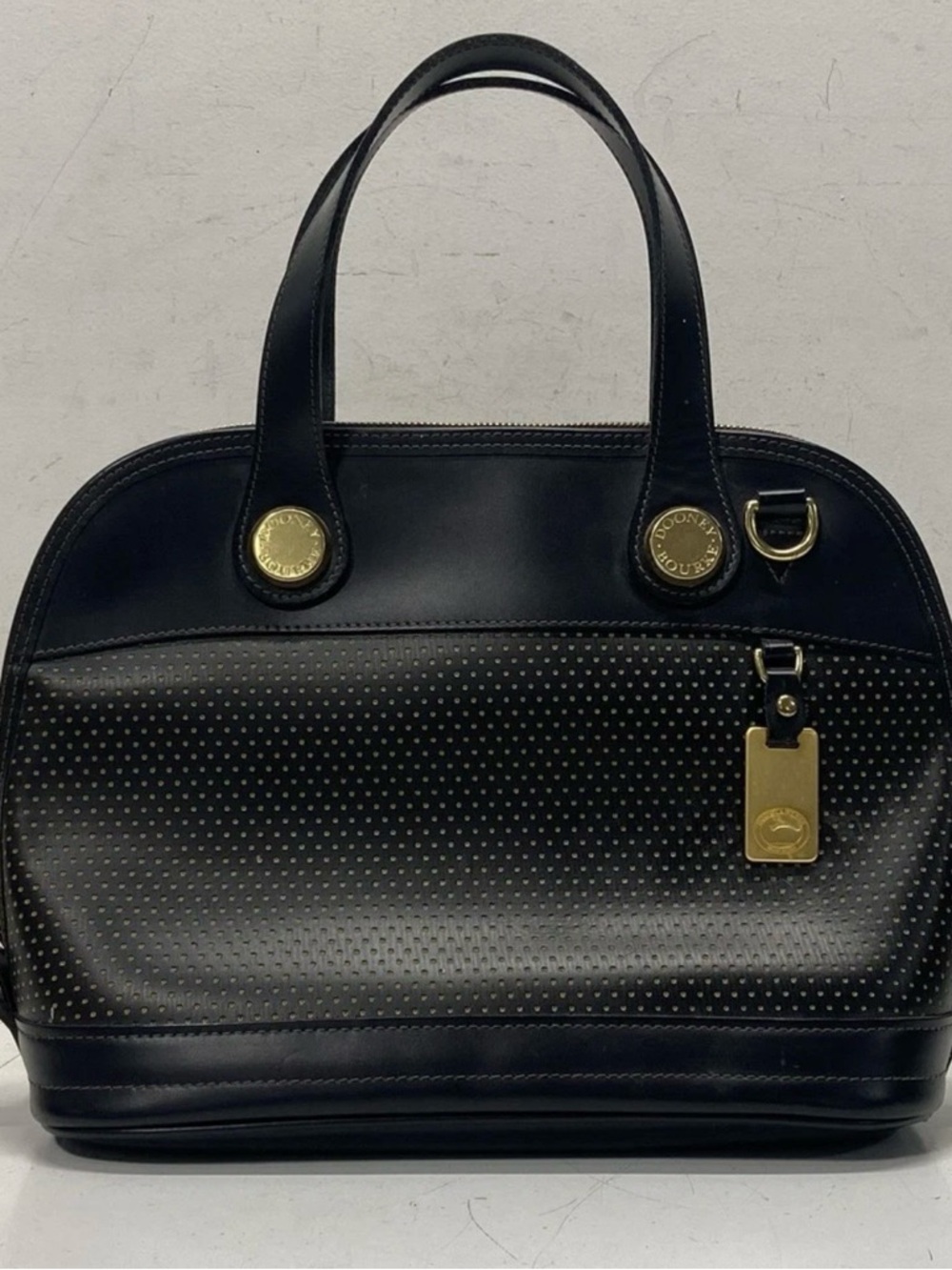 Black Dooney & Bourke Vintage Cabriolet Women's Leather Handbag